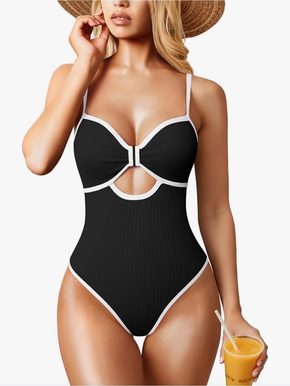 OQQ Women’s One Piece Swimsuit